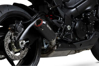 scorpion exhausts red power slip on suzuki katana