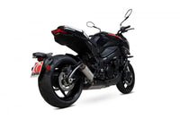 scorpion exhausts red power slip on suzuki katana