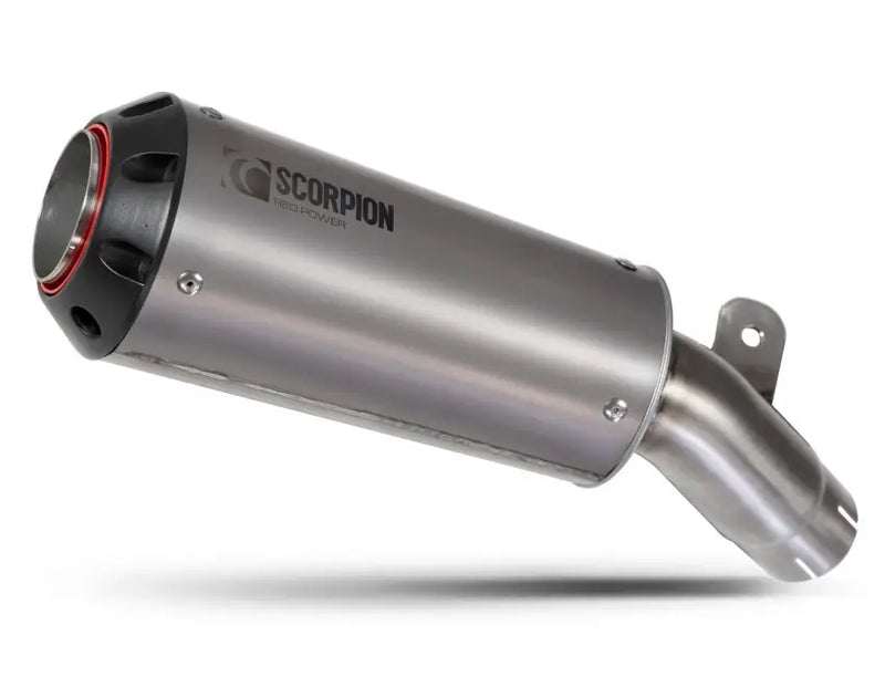 scorpion exhausts red power slip on suzuki katana