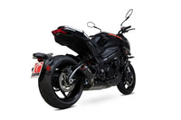 scorpion exhausts red power slip on suzuki katana