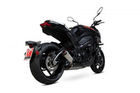 scorpion exhausts red power slip on suzuki katana