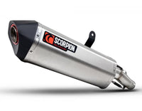 scorpion exhausts serket parallel slip on exhaust triumph tiger 900 2020