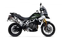 scorpion exhausts serket parallel slip on exhaust triumph tiger 900 2020