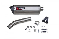 scorpion exhausts serket parallel slip on exhaust yamaha tenere 700 2019
