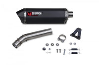 scorpion exhausts serket parallel slip on exhaust yamaha tenere 700 2019