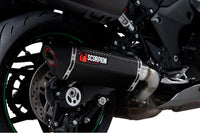 scorpion exhausts serket parallel slip on kawasaki ninja 1000sx