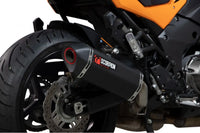 scorpion exhausts serket parallel slip on kawasaki versys 1000 2019