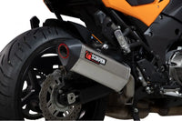 scorpion exhausts serket parallel slip on kawasaki versys 1000 2019
