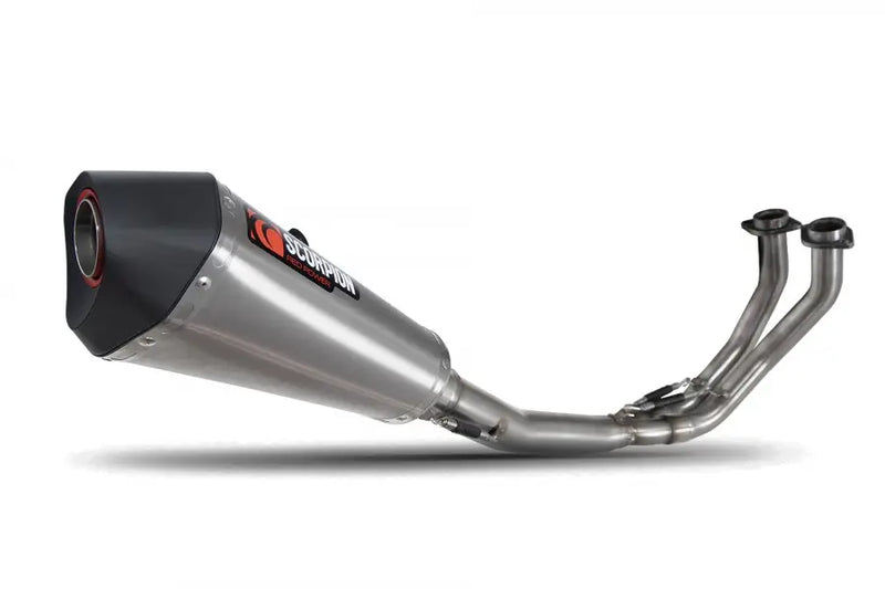scorpion exhausts serket taper full exhaust kawasaki ninja 650 2017 2022