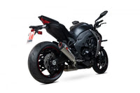 scorpion exhausts serket taper slip on kawasaki z1000 2017