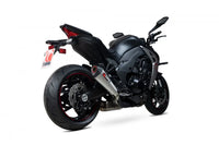 scorpion exhausts serket taper slip on kawasaki z1000 2017