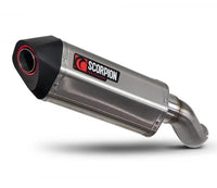 scorpion exhausts serket taper slip on kawasaki zh2