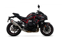 scorpion exhausts serket taper slip on kawasaki zh2