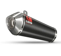 scorpion power cone slip on exhaust triumph speed triple 1050 2005 2007