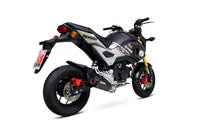 scorpion red power full exhaust honda msx125 grom 2016 2020