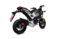 scorpion red power full exhaust honda msx125 grom 2016 2020