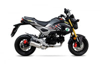 scorpion red power full exhaust honda msx125 grom 2016 2020