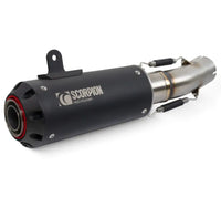 scorpion red power full system exhaust honda cb750 hornet 2023