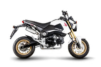 scorpion red power full system exhaust honda msx 125 grom 2013 2015