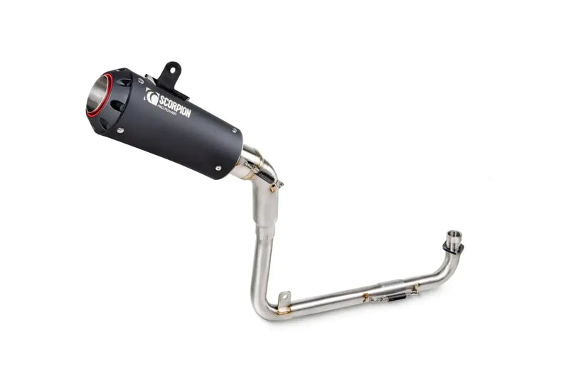 scorpion red power full system exhaust honda msx 125 grom 2013 2015
