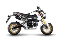 scorpion red power full system exhaust honda msx 125 grom 2013 2015