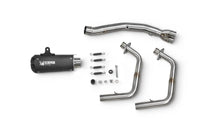 scorpion red power full system exhaust kawasaki ninja 400 2018 2023