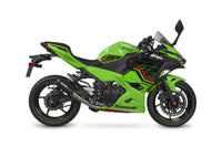 scorpion red power full system exhaust kawasaki ninja 400 2018 2023