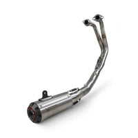 scorpion red power full system exhaust kawasaki ninja 400 2018 2023