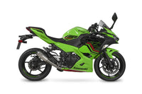 scorpion red power full system exhaust kawasaki ninja 400 2018 2023