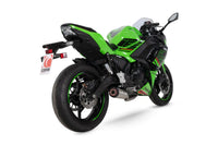scorpion red power full system exhaust kawasaki ninja 650 2023