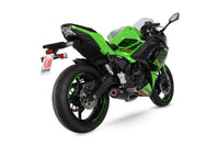 scorpion red power full system exhaust kawasaki ninja 650 2023