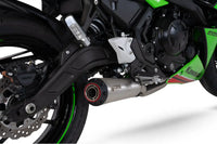 scorpion red power full system exhaust kawasaki ninja 650 2023