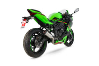 scorpion red power full system exhaust kawasaki zx 4rr 2024