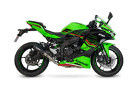 scorpion red power full system exhaust kawasaki zx 4rr 2024