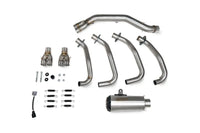 scorpion red power full system exhaust kawasaki zx 4rr 2024