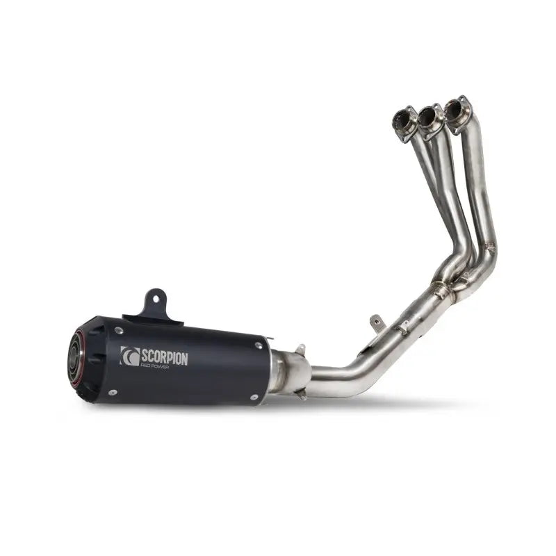 scorpion red power full system exhaust yamaha xsr900 2023