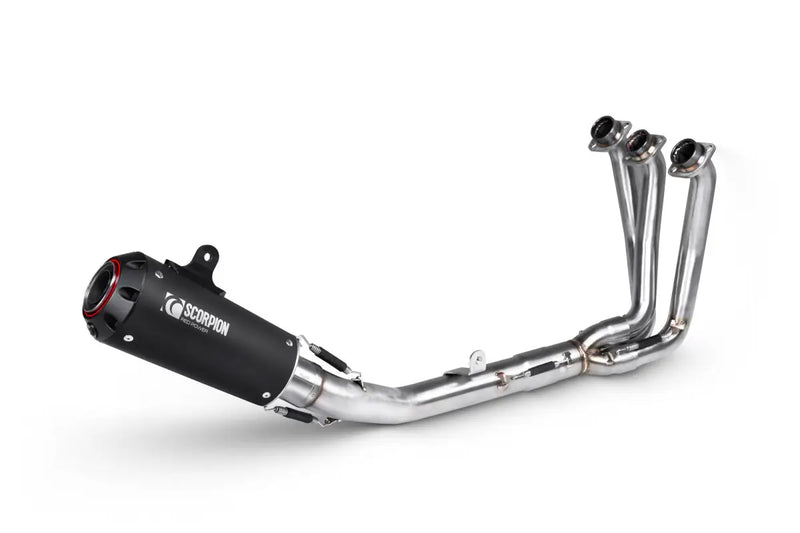scorpion red power full system exhaust yamaha xsr900 gp 2024