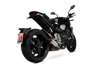 scorpion red power slip on exhaust honda cb1000r 2018