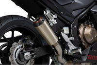 scorpion red power slip on exhaust honda cbr500r 2019