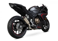 scorpion red power slip on exhaust honda cbr500r 2019