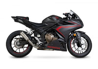 scorpion red power slip on exhaust honda cbr500r 2019