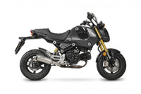 scorpion red power slip on exhaust honda grom 2021