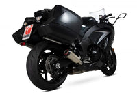 scorpion red power slip on exhaust kawasaki ninja 1000 2017