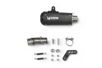 scorpion red power slip on exhaust kawasaki ninja 400 2018 2023
