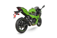 scorpion red power slip on exhaust kawasaki ninja 400 2018 2023