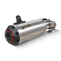 scorpion red power slip on exhaust kawasaki ninja 400 2018 2023