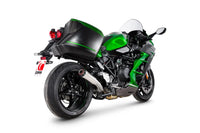 scorpion red power slip on exhaust kawasaki ninja h2 sx 2022