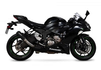 scorpion red power slip on exhaust kawasaki ninja zx 6r 2017