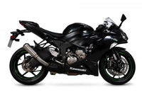 scorpion red power slip on exhaust kawasaki ninja zx 6r 2017