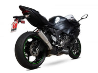 scorpion red power slip on exhaust kawasaki ninja zx 6r 2017
